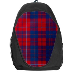 Galloway Red Modern Tartan Backpack Bag by tartantotartansred2