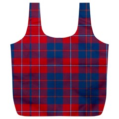 Galloway Red Modern Tartan Full Print Recycle Bag (xl) by tartantotartansred2