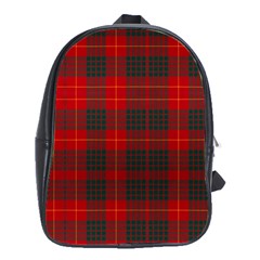 Cameron Clan Modern Tartan School Bag (xl) by tartantotartansred2