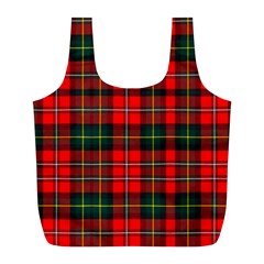 Boyd Modern Tartan 2 Full Print Recycle Bag (l) by tartantotartansred2