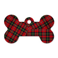 Boyd Modern Tartan Dog Tag Bone (one Side) by tartantotartansred2