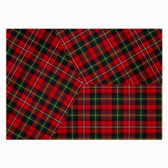 Boyd Modern Tartan Large Glasses Cloth (2 Sides) by tartantotartansred2