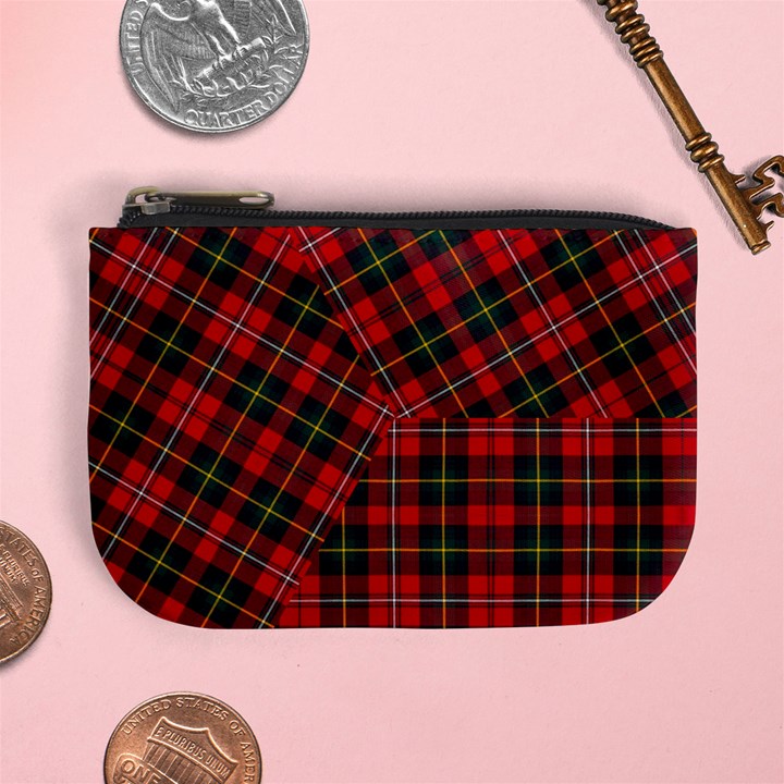 Boyd Modern Tartan Mini Coin Purse