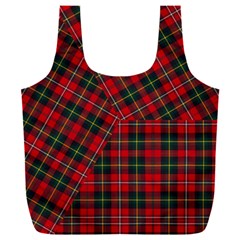 Boyd Modern Tartan Full Print Recycle Bag (xxl) by tartantotartansred2