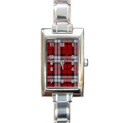 Brodie Dress Tartan Rectangle Italian Charm Watch by tartantotartansred2