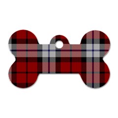 Brodie Dress Tartan Dog Tag Bone (two Sides) by tartantotartansred2