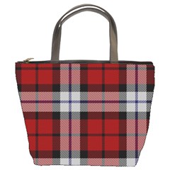 Brodie Dress Tartan Bucket Bag by tartantotartansred2