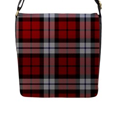 Brodie Dress Tartan Flap Closure Messenger Bag (l) by tartantotartansred2