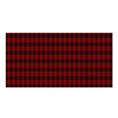 Tartan Red Satin Shawl