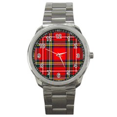 Stewart Royal Modern Heavy Weight Tartan Sport Metal Watch by tartantotartansred2