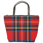 Stewart Royal Modern Tartan Bucket Bag Front