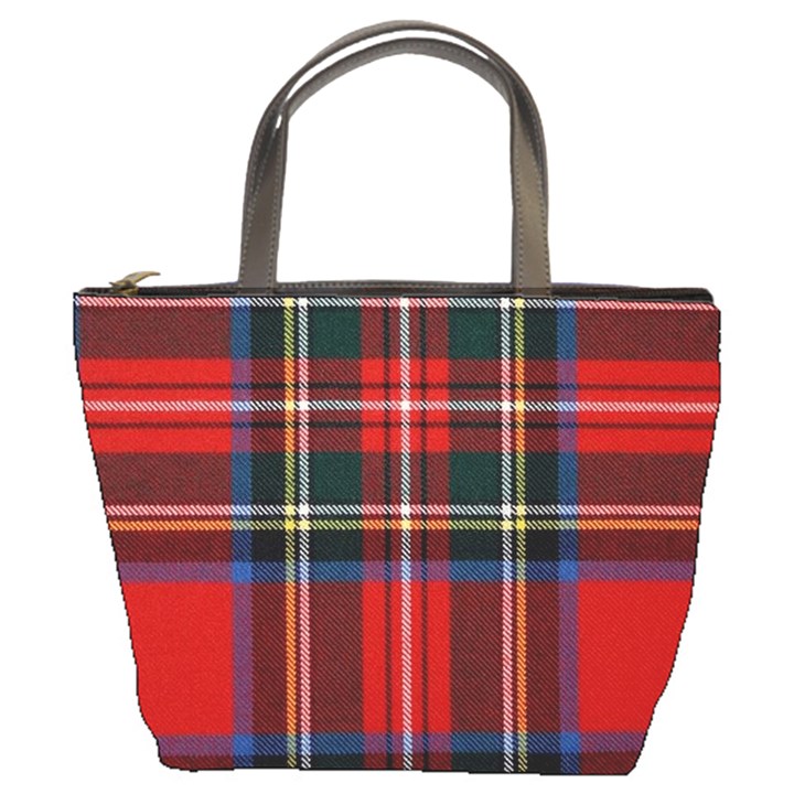 Stewart Royal Modern Tartan Bucket Bag