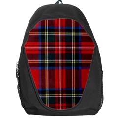 Stewart Royal Modern Tartan Backpack Bag by tartantotartansred2