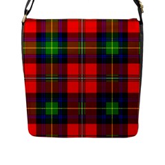 Boyd Tartan Flap Closure Messenger Bag (l) by tartantotartansred2