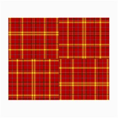 Tartan And Plaid 10 Small Glasses Cloth (2 Sides) by tartantotartansreddesign2