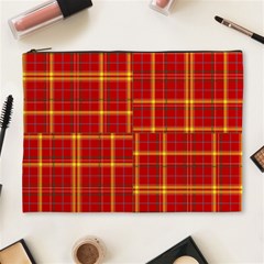 Tartan And Plaid 10 Cosmetic Bag (xl) by tartantotartansreddesign2