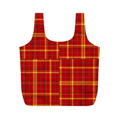 Tartan And Plaid 10 Full Print Recycle Bag (m) by tartantotartansreddesign2