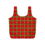 Tartan And Plaid 3 Full Print Recycle Bag (S) Front