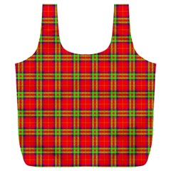 Tartan And Plaid 3 Full Print Recycle Bag (xxl) by tartantotartansreddesign2