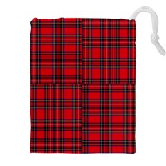 Royal Stewart Tartan Drawstring Pouch (5xl) by tartantotartansreddesign2