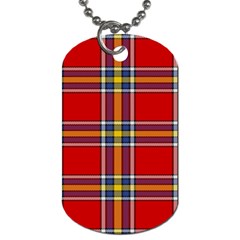 Tartan Pattern 40 Dog Tag (two Sides) by tartantotartansreddesign2