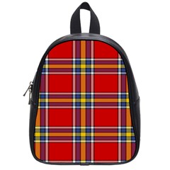 Tartan Pattern 40 School Bag (small) by tartantotartansreddesign2