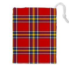 Tartan Pattern 40 Drawstring Pouch (5xl) by tartantotartansreddesign2