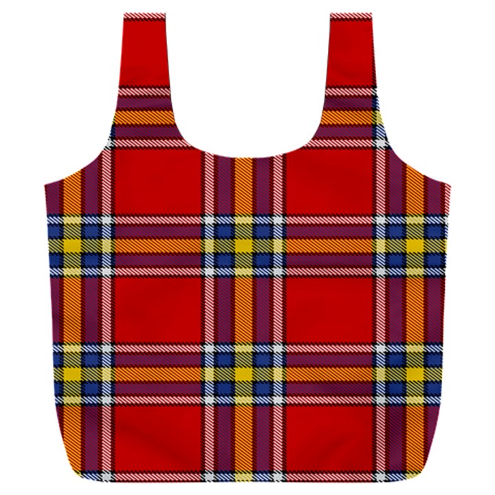 Tartan Pattern 40 Full Print Recycle Bag (XXXL)