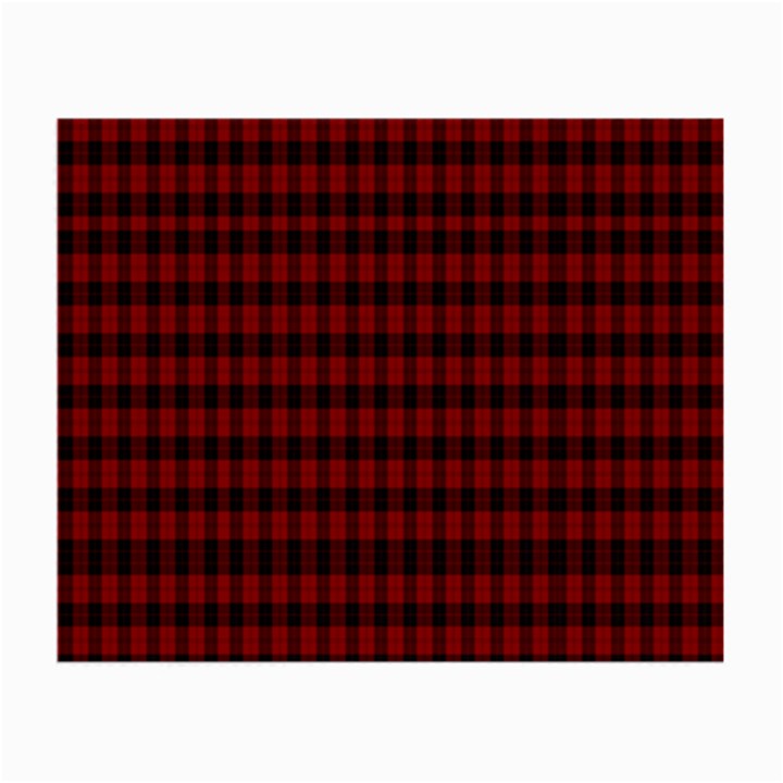 Tartan Red Small Glasses Cloth (2 Sides)