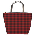 Tartan Red Bucket Bag Front