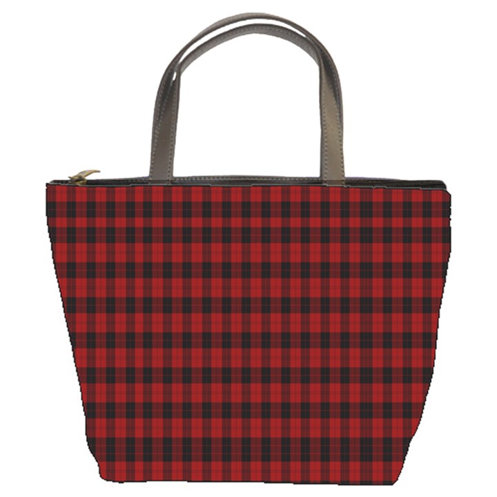 Tartan Red Bucket Bag