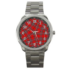 Macfarlane Modern Heavy Tartan Sport Metal Watch by tartantotartansreddesign2