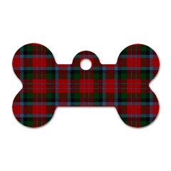 Macduff Tartan Dog Tag Bone (one Side)