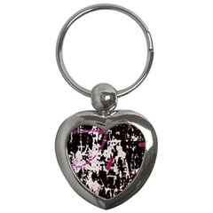 Chaos At The Wall Key Chain (heart) by DimitriosArt