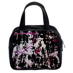 Chaos At The Wall Classic Handbag (two Sides) by DimitriosArt