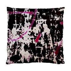 Chaos At The Wall Standard Cushion Case (two Sides) by DimitriosArt