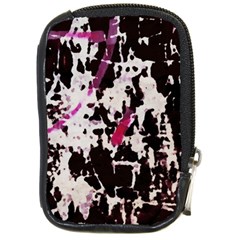 Chaos At The Wall Compact Camera Leather Case by DimitriosArt