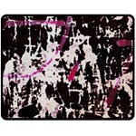 Chaos at the wall Fleece Blanket (Medium)  60 x50  Blanket Front