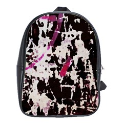 Chaos At The Wall School Bag (xl) by DimitriosArt