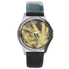 Glowing Stars Round Metal Watch