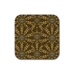 Soft As A Kitten Rubber Coaster (square) by pepitasart