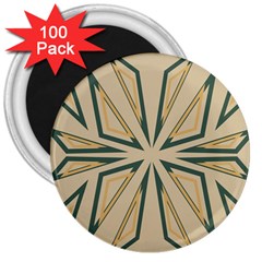 Abstract Pattern Geometric Backgrounds   3  Magnets (100 Pack) by Eskimos