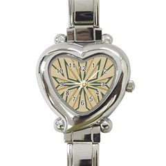 Abstract Pattern Geometric Backgrounds   Heart Italian Charm Watch by Eskimos