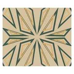 Abstract Pattern Geometric Backgrounds   Double Sided Flano Blanket (small)  by Eskimos