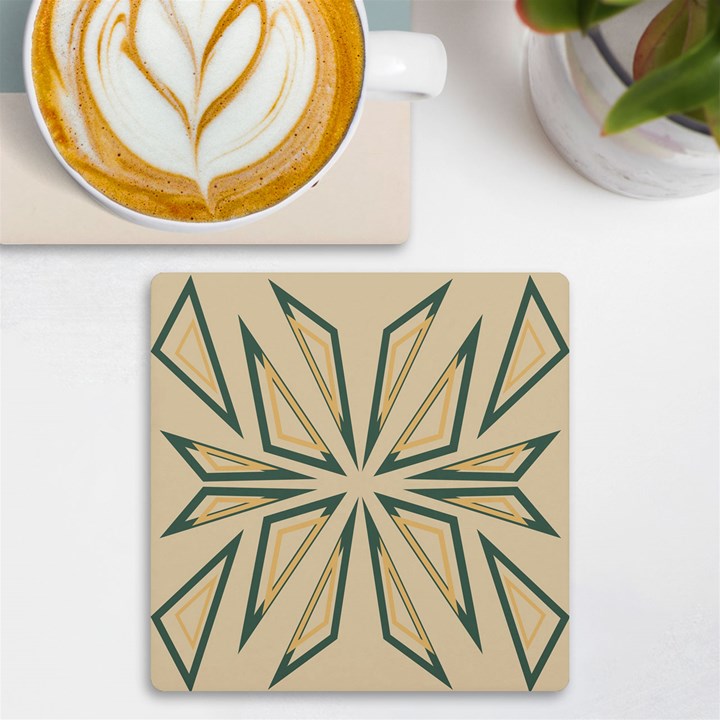 Abstract pattern geometric backgrounds   UV Print Square Tile Coaster 