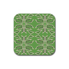 Abstract Pattern Geometric Backgrounds   Rubber Coaster (square) by Eskimos