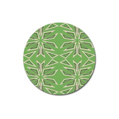 Abstract Pattern Geometric Backgrounds   Magnet 3  (round) by Eskimos