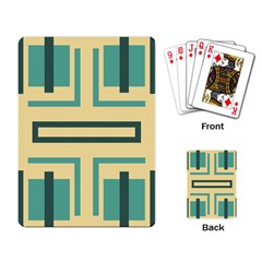 Abstract Pattern Geometric Backgrounds   Playing Cards Single Design (rectangle) by Eskimos