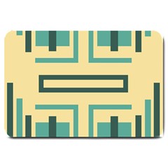 Abstract Pattern Geometric Backgrounds   Large Doormat  by Eskimos