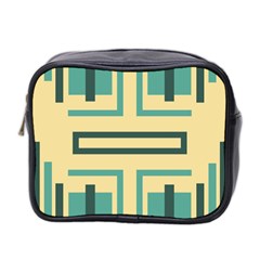 Abstract Pattern Geometric Backgrounds   Mini Toiletries Bag (two Sides) by Eskimos